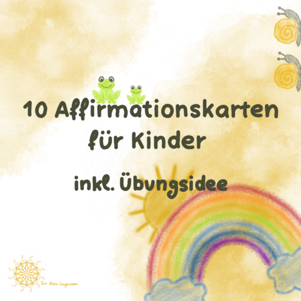 10 Affirmationskarten für Kinder